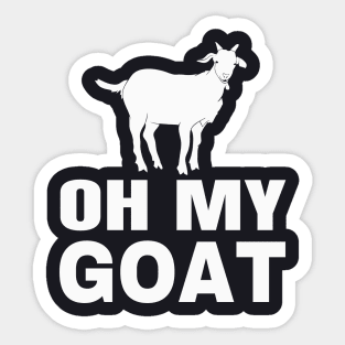 Oh my Goat Sticker